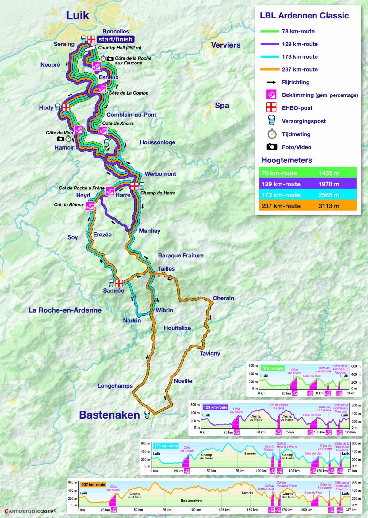 transfusie huurling fout Routes – LBL Ardennen Classic
